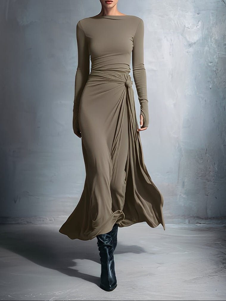 Vittoria · Abito maxi con nodo laterale - Serena Roma