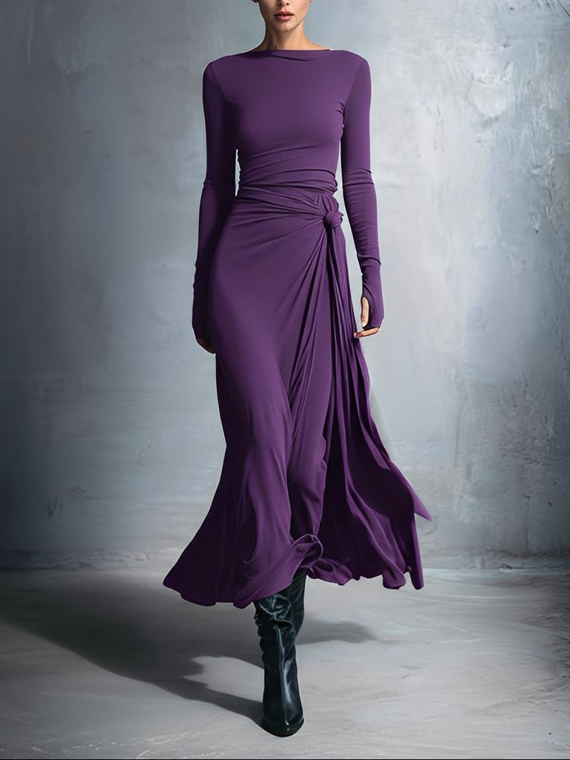 Vittoria · Abito maxi con nodo laterale - Serena Roma