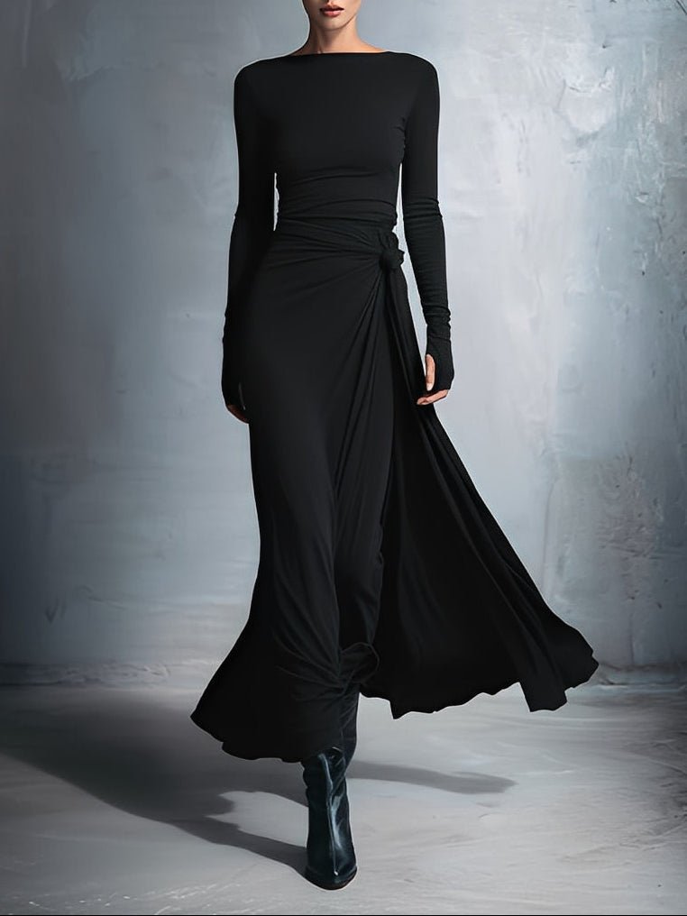 Vittoria · Abito maxi con nodo laterale - Serena Roma