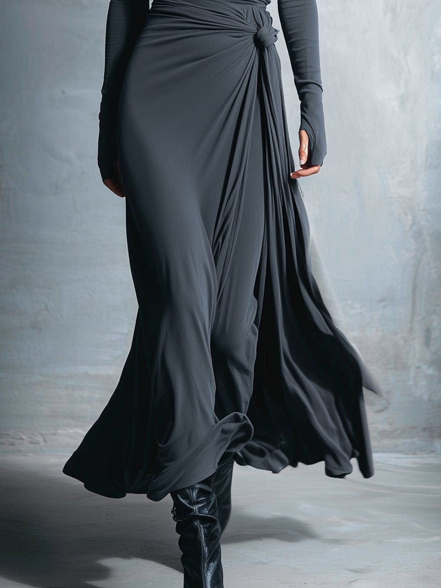 Vittoria · Abito maxi con nodo laterale - Serena Roma